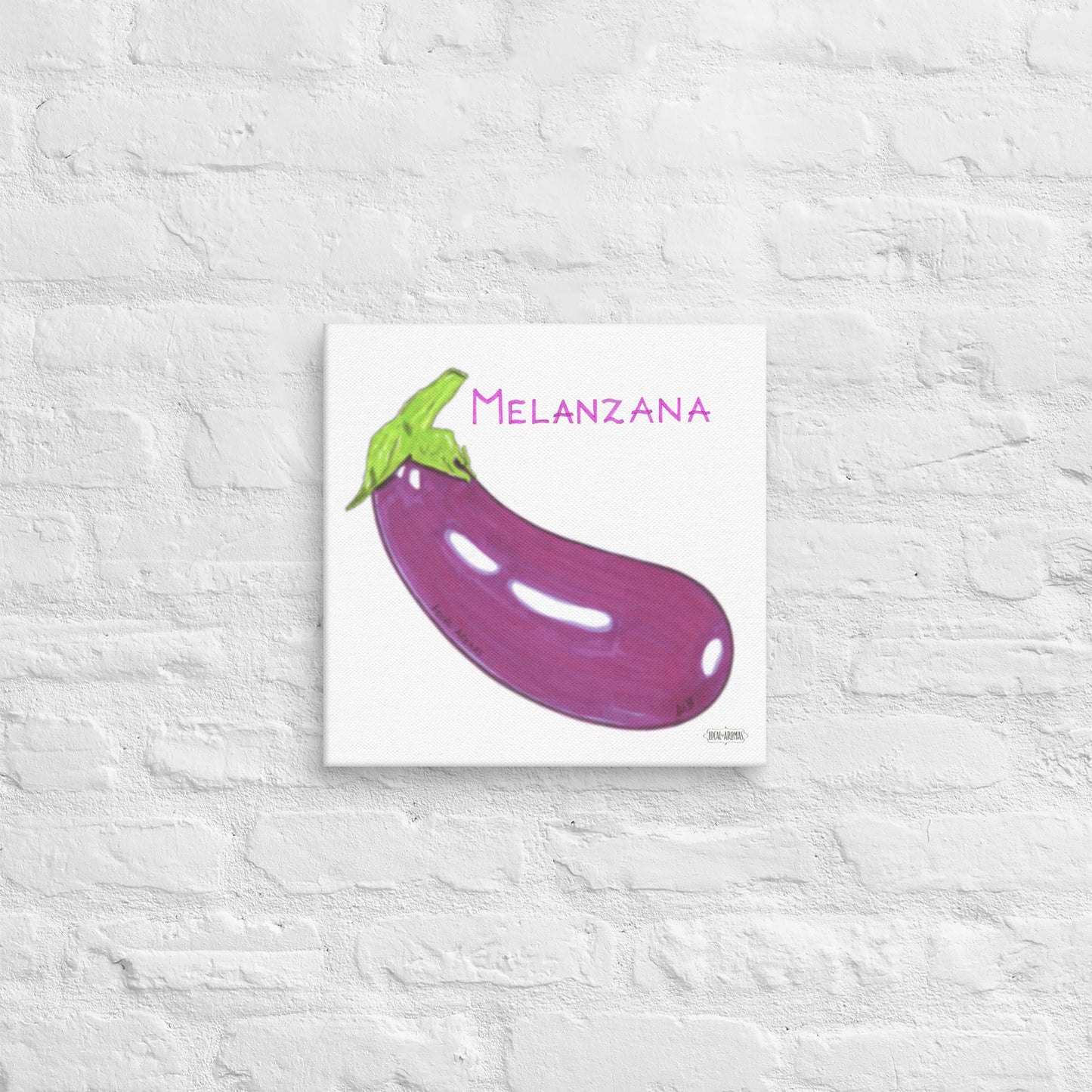 Eggplant Canvas | Tela Melanzana