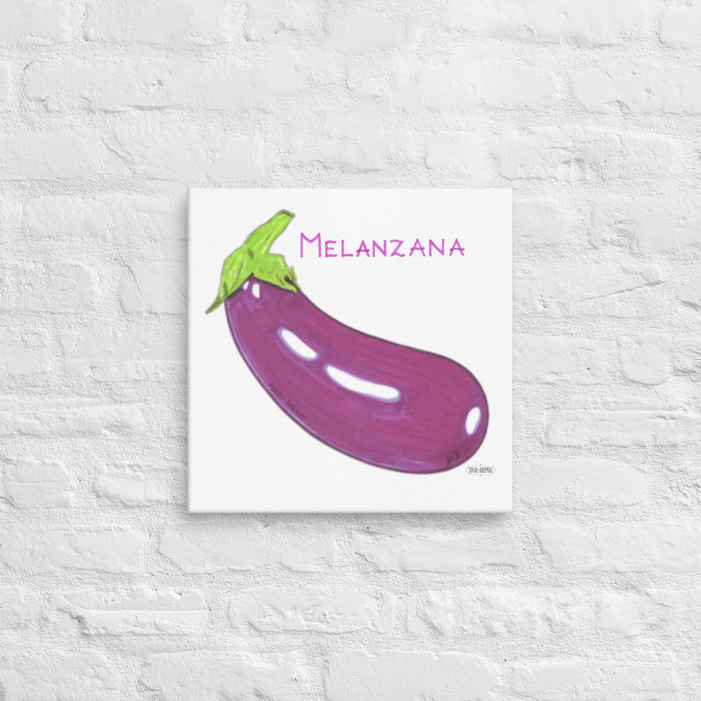 Eggplant Canvas | Tela Melanzana