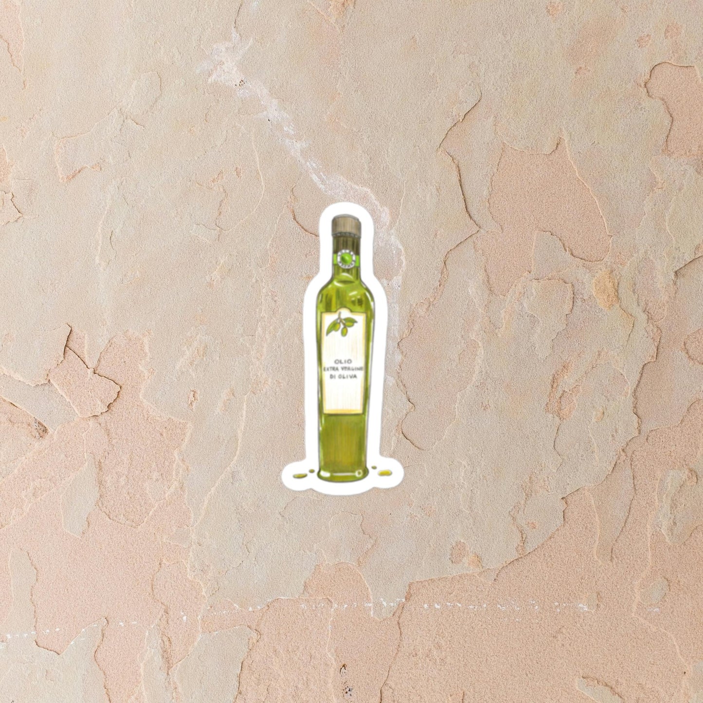 Extra Virgin Olive Oil Sticker | Adesivo Olio Extra Vergine di Oliva