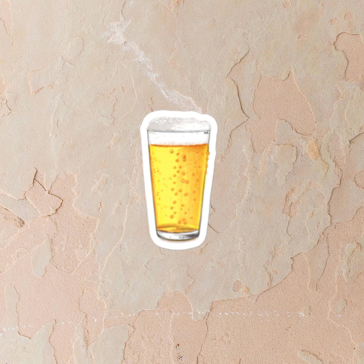 Beer Glass Sticker | Adesivo Bicchiere di Birra