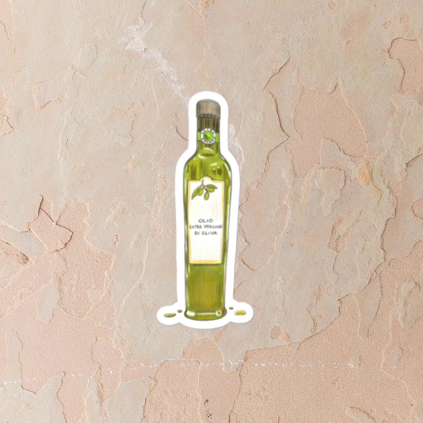 Extra Virgin Olive Oil Sticker | Adesivo Olio Extra Vergine di Oliva