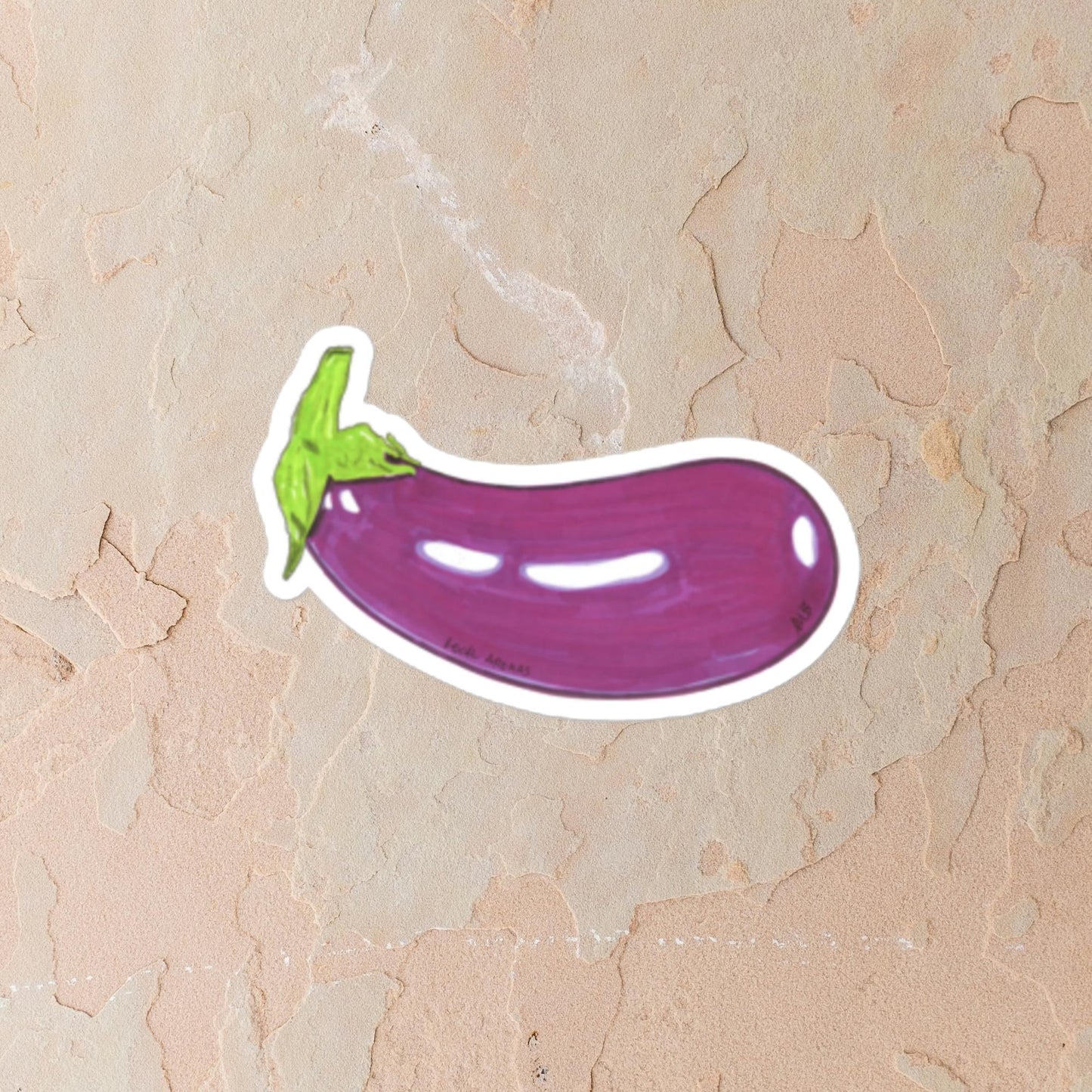 The Eggplant Sticker