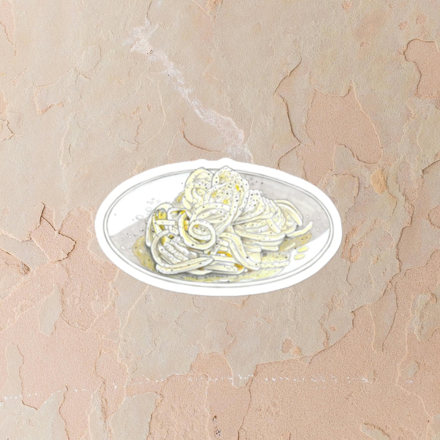 Cacio e Pepe | Sticker | Adesivo