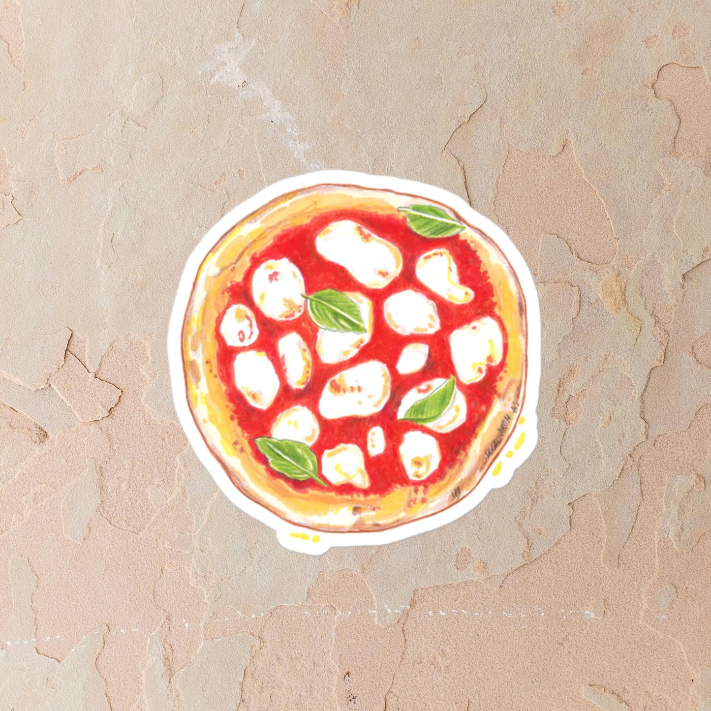 The Pizza Margherita Sticker