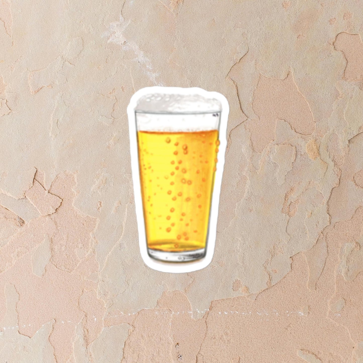 Beer Glass Sticker | Adesivo Bicchiere di Birra