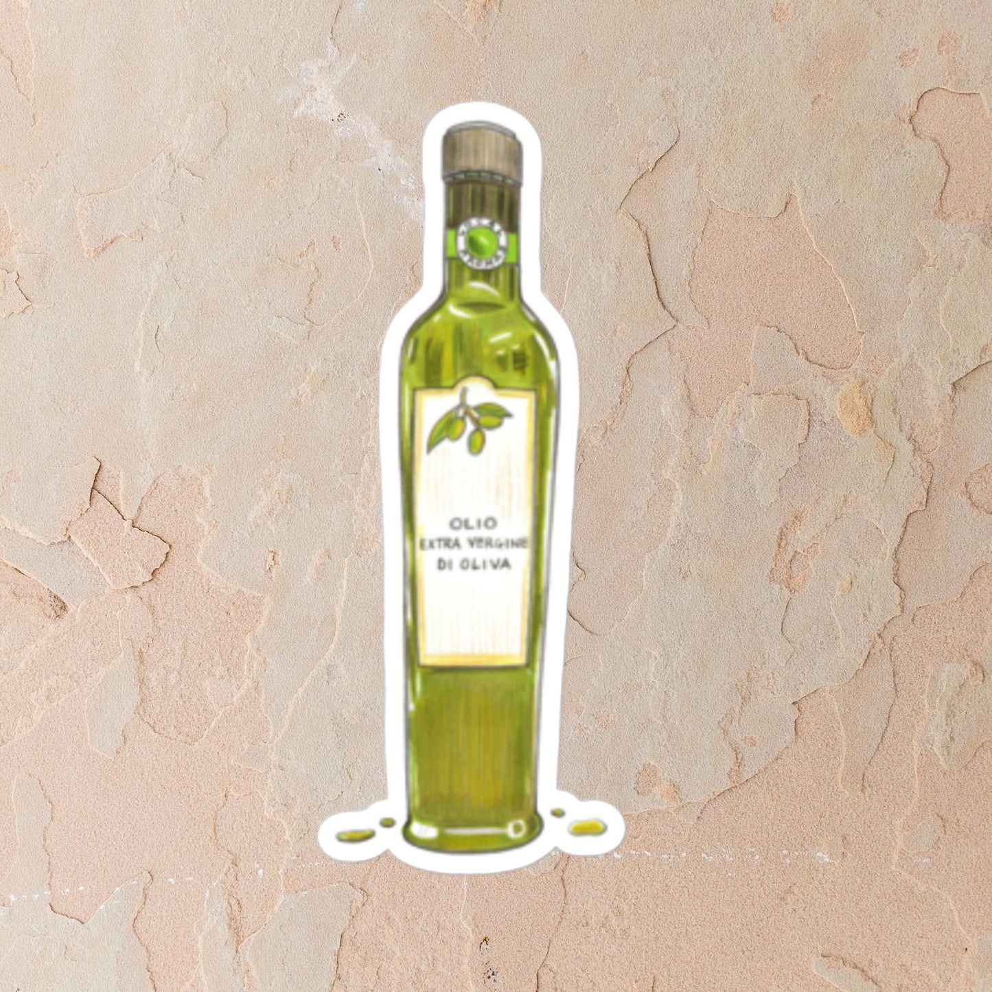 Extra Virgin Olive Oil Sticker | Adesivo Olio Extra Vergine di Oliva