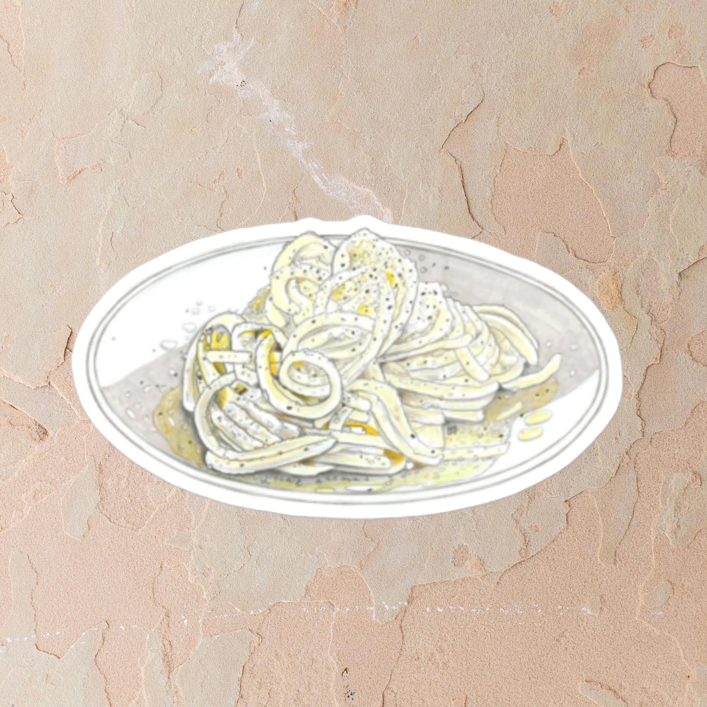 Cacio e Pepe | Sticker | Adesivo