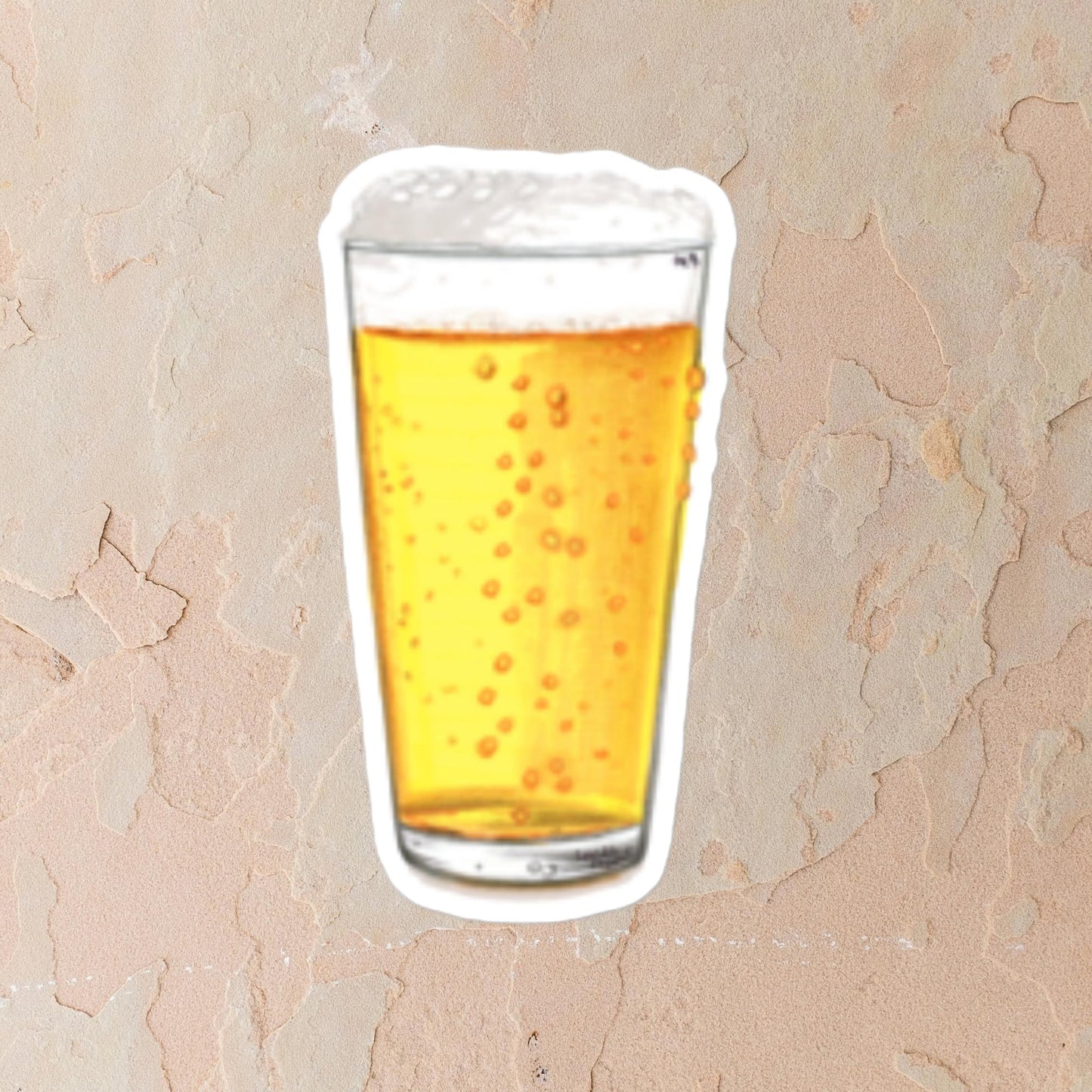 Beer Glass Sticker | Adesivo Bicchiere di Birra